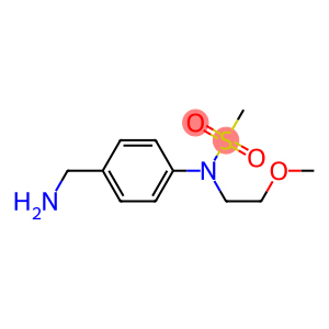 [4-(aminomethyl)phenyl]-N-(2-methoxyethyl)methanesulfonamide
