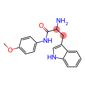2-amino-3-(1H-indol-3-yl)-N-(4-methoxyphenyl)propanamide