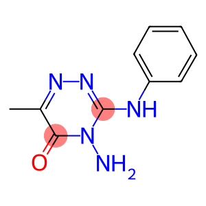 4-amino-6-methyl-3-(phenylamino)-1,2,4-triazin-5(4H)-one