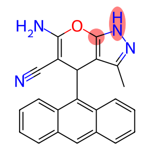 6-amino-4-(9-anthryl)-3-methyl-1,4-dihydropyrano[2,3-c]pyrazole-5-carbonitrile