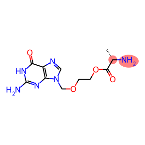 2-[(2-amino-6-oxo-1,6-dihydro-9H-purin-9-yl)methoxy]ethyl L-alaninate.