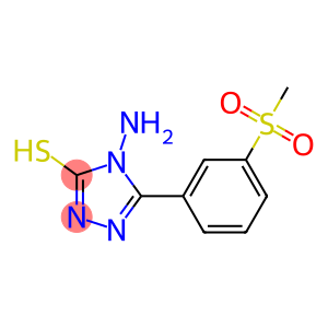 4-amino-5-(3-methanesulfonylphenyl)-4H-1,2,4-triazole-3-thiol