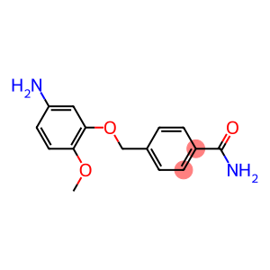 4-[(5-amino-2-methoxyphenoxy)methyl]benzamide