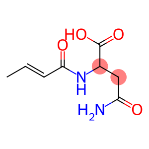 4-amino-2-[(2E)-but-2-enoylamino]-4-oxobutanoic acid