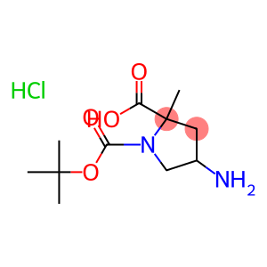 4-Amino-pyrrolidine-1,2-dicarboxylic acid 1-tert-butyl ester 2-methyl ester HCl