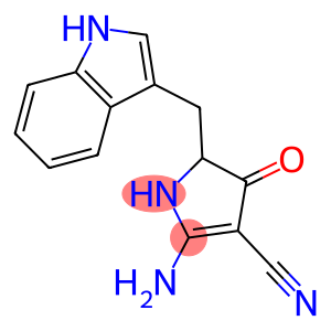 2-AMINO-5-(1H-INDOL-3-YLMETHYL)-4-OXO-4,5-DIHYDRO-1H-PYRROLE-3-CARBONITRILE