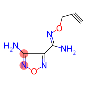 4-amino-N'-(prop-2-ynyloxy)-1,2,5-oxadiazole-3-carboximidamide