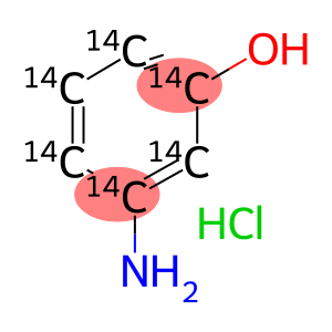 3-AMINOPHENOL HYDROCHLORIDE, [14C(U)]