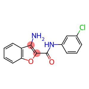 3-AMINO-N-(3-CHLOROPHENYL)-1-BENZOFURAN-2-CARBOXAMIDE