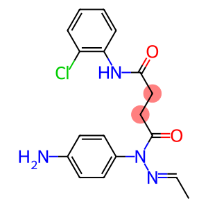 3-[1-(4-AMINO-PHENYL)-ETHYLIDENE-HYDRAZINOCARBONYL]-N-(2-CHLORO-PHENYL)-PROPIONAMIDE
