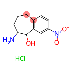 6-AMINO-3-NITRO-6,7,8,9-TETRAHYDRO-5H-BENZOCYCLOHEPTEN-5-OL HYDROCHLORIDE