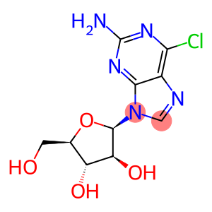 2-AMINO-6-CHLORO-9-(BETA-D-ARABINOFURANOSYL)-9H-PURINE
