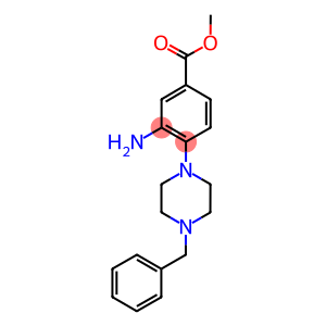 3-AMINO-4-(4-BENZYL-PIPERAZIN-1-YL)-BENZOIC ACID METHYL ESTER