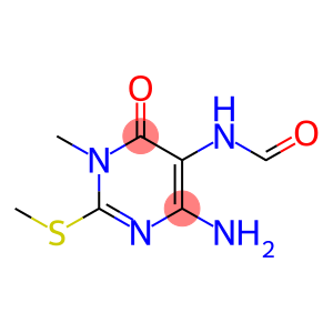 4-AMINO-1-METHYL-2-(METHYLSULFANYL)-6-OXO-1,6-DIHYDROPYRIMIDIN-5-YLFORMAMIDE