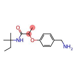 2-[4-(aminomethyl)phenoxy]-N-(2-methylbutan-2-yl)propanamide