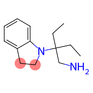 1-[3-(aminomethyl)pentan-3-yl]-2,3-dihydro-1H-indole