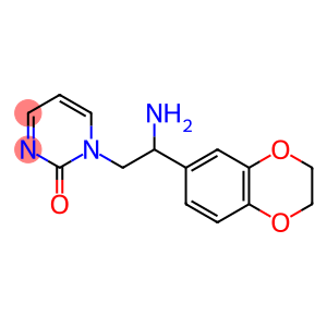 1-[2-amino-2-(2,3-dihydro-1,4-benzodioxin-6-yl)ethyl]pyrimidin-2(1H)-one