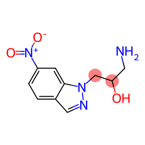 1-amino-3-(6-nitro-1H-indazol-1-yl)propan-2-ol
