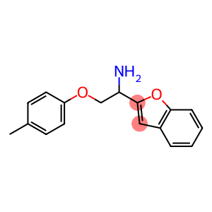 2-[1-amino-2-(4-methylphenoxy)ethyl]-1-benzofuran