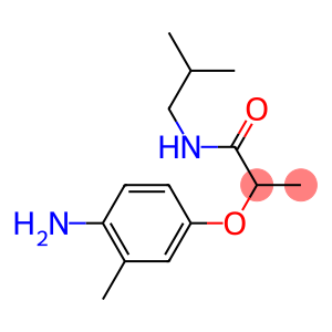 2-(4-amino-3-methylphenoxy)-N-(2-methylpropyl)propanamide