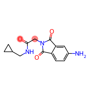 2-(5-amino-1,3-dioxo-2,3-dihydro-1H-isoindol-2-yl)-N-(cyclopropylmethyl)acetamide