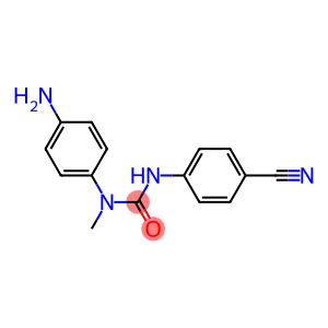 3-(4-aminophenyl)-1-(4-cyanophenyl)-3-methylurea