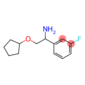1-[1-amino-2-(cyclopentyloxy)ethyl]-3-fluorobenzene
