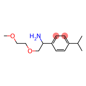 1-[1-amino-2-(2-methoxyethoxy)ethyl]-4-(propan-2-yl)benzene