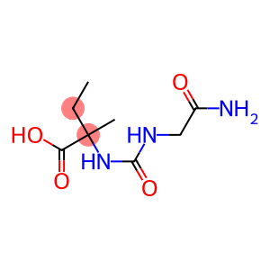 2-({[(2-amino-2-oxoethyl)amino]carbonyl}amino)-2-methylbutanoic acid