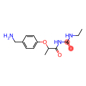 1-{2-[4-(aminomethyl)phenoxy]propanoyl}-3-ethylurea