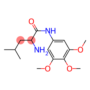 2-amino-4-methyl-N-(3,4,5-trimethoxyphenyl)pentanamide