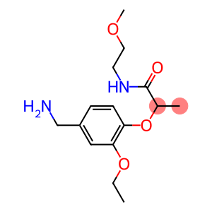2-[4-(aminomethyl)-2-ethoxyphenoxy]-N-(2-methoxyethyl)propanamide
