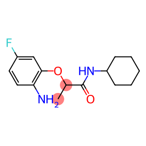 2-(2-amino-5-fluorophenoxy)-N-cyclohexylpropanamide