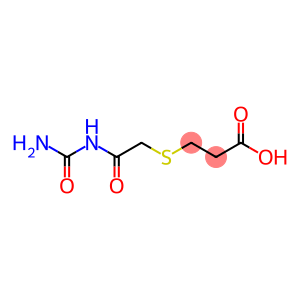 3-({2-[(aminocarbonyl)amino]-2-oxoethyl}thio)propanoic acid