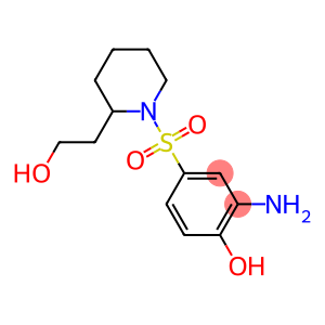 2-amino-4-{[2-(2-hydroxyethyl)piperidine-1-]sulfonyl}phenol