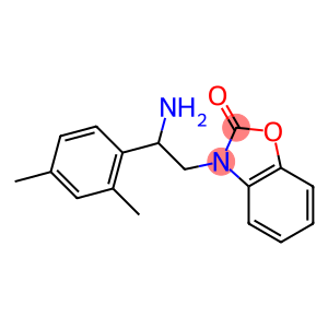 3-[2-amino-2-(2,4-dimethylphenyl)ethyl]-2,3-dihydro-1,3-benzoxazol-2-one