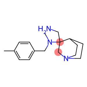 3-(aminomethyl)-N-methyl-N-[(4-methylphenyl)methyl]-1-azabicyclo[2.2.2]octan-3-amine