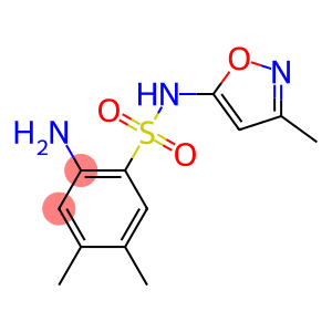 2-amino-4,5-dimethyl-N-(3-methyl-1,2-oxazol-5-yl)benzene-1-sulfonamide