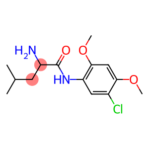 2-amino-N-(5-chloro-2,4-dimethoxyphenyl)-4-methylpentanamide