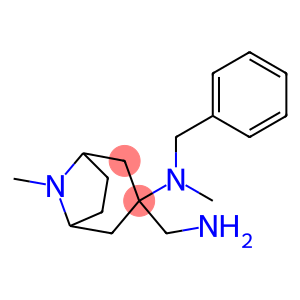 3-(aminomethyl)-N-benzyl-N,8-dimethyl-8-azabicyclo[3.2.1]octan-3-amine