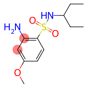 2-amino-4-methoxy-N-(pentan-3-yl)benzene-1-sulfonamide