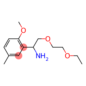 2-[1-amino-2-(2-ethoxyethoxy)ethyl]-1-methoxy-4-methylbenzene