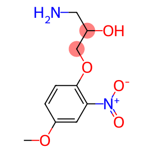1-amino-3-(4-methoxy-2-nitrophenoxy)propan-2-ol