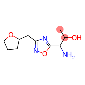 1-amino-1-[3-(oxolan-2-ylmethyl)-1,2,4-oxadiazol-5-yl]propan-2-ol
