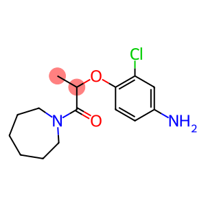 2-(4-amino-2-chlorophenoxy)-1-(azepan-1-yl)propan-1-one