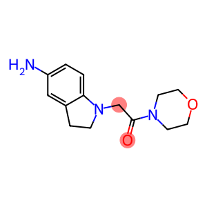 2-(5-amino-2,3-dihydro-1H-indol-1-yl)-1-(morpholin-4-yl)ethan-1-one
