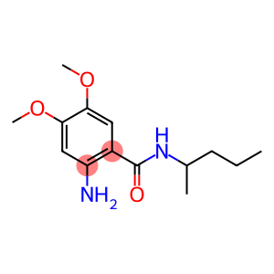 2-amino-4,5-dimethoxy-N-(pentan-2-yl)benzamide