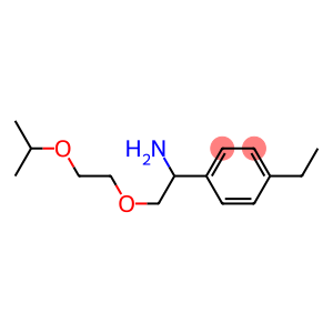 1-{1-amino-2-[2-(propan-2-yloxy)ethoxy]ethyl}-4-ethylbenzene