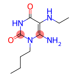 6-AMINO-1-BUTYL-5-ETHYLAMINO-1H-PYRIMIDINE-2,4-DIONE