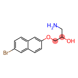 1-amino-3-[(6-bromo-2-naphthyl)oxy]propan-2-ol